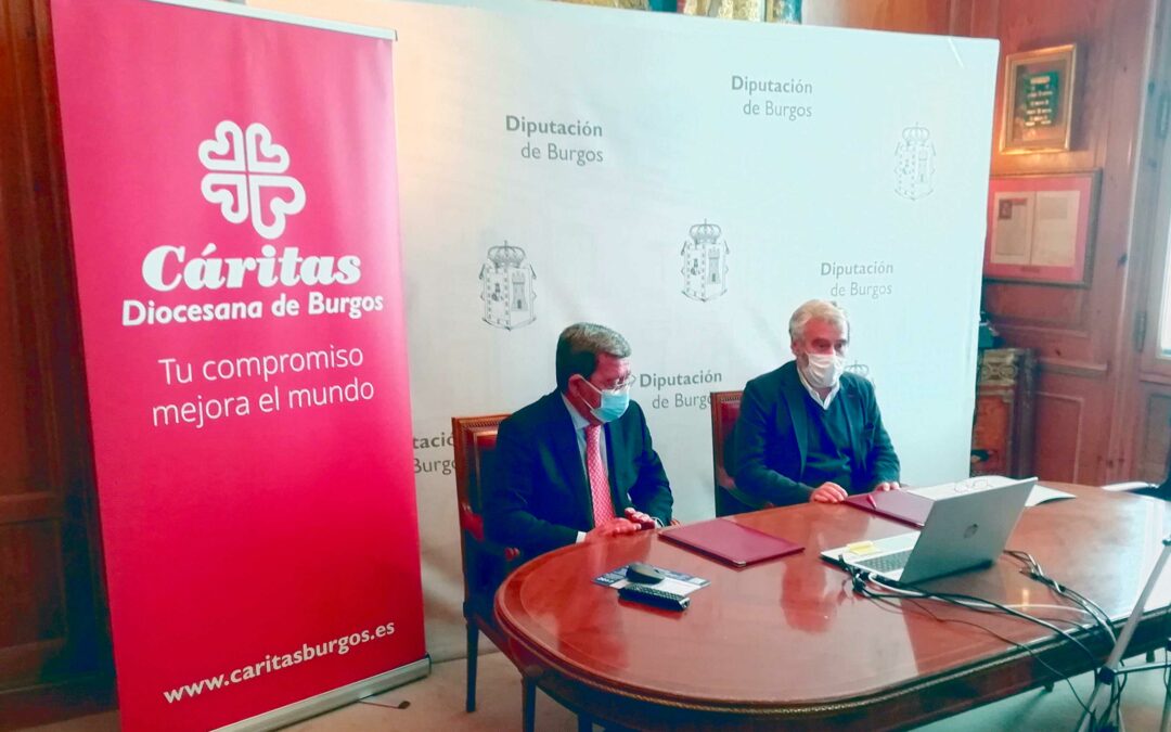 Cáritas y la Diputación de Burgos renuevan su convenio