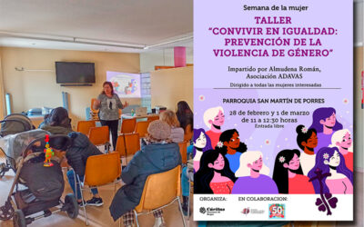 Una treintena de asistentes al taller sobre convivencia en igualdad, en San Martín de Porres